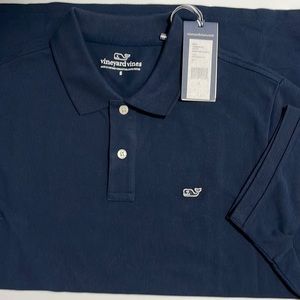 Vineyard Vines Men Polo short sleeve Navy NWT